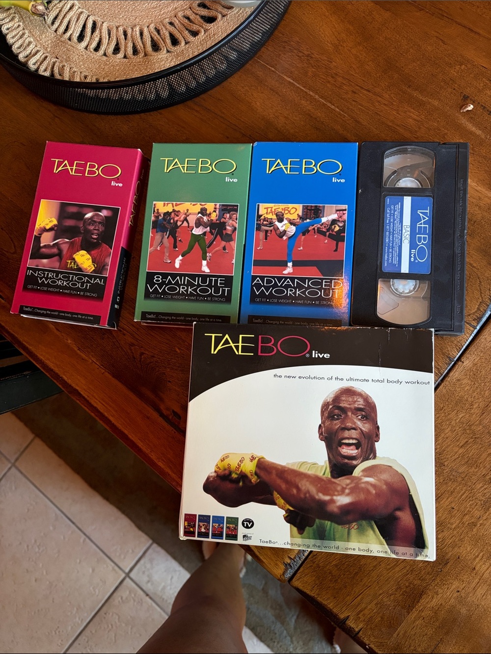 Tae Bo Workout Video Set -4 set